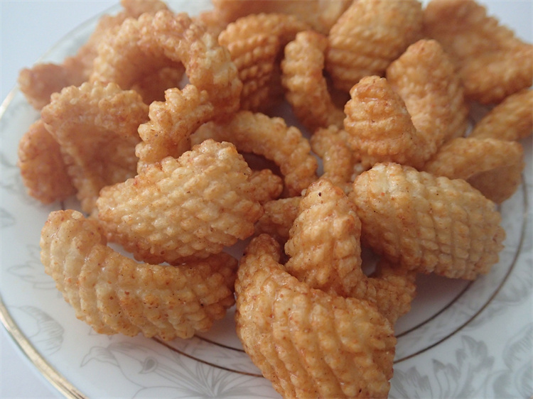 Squid Spicy Crispy Snacks Seafood Puffed Organic Rice Crackers