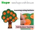 Felt DIY Material Kids Toddler Children Numbers Education Kits Teaching Aids