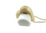 Heart Shape Facial Skin Cleansing Brush With 68mm Wooden Back
