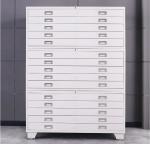Multi Layer 0.069cbm Ergonomic Handle Metal Drawer Cabinet Knocked Down