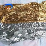 4mm Silver Aluminum Mesh Fabric Decorative Flexible Metal Sequins Wall