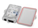Fiber Optic Breakout Box 1 Inlet 6 Outlet FTTH Mini 4 / 6 Fiber Optic Distributi