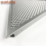 PVDF Coating 0.5mm Acoustic Ceiling Board For Railway Station