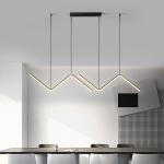 Dining Room Restaurant Modern Pendant Light Hanging Linear Chandelier