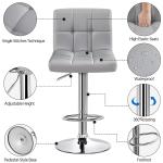 Commercial Furniture Modern Bar Stools with Adjustable Height and Swivel