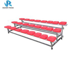 China Aluminum Alloy 3 Row Bleachers , Mobile Grandstand For School / University factory