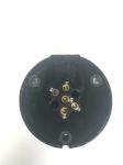 Commercial Round Trailer Light Plug Chassis Mount Polyamide Brass Material