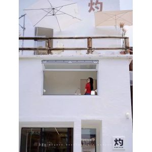 Harbor Tiny Home Space Efficient Folding Window Maximizing Ventilation in Under