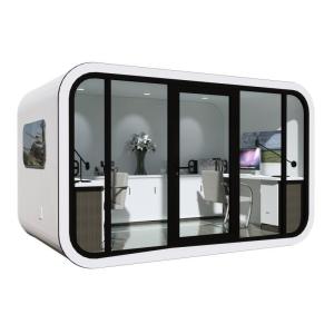 China Waterproof Prefabricadas Steel Tiny Container House Flatpack Prefab Home Office Studio factory