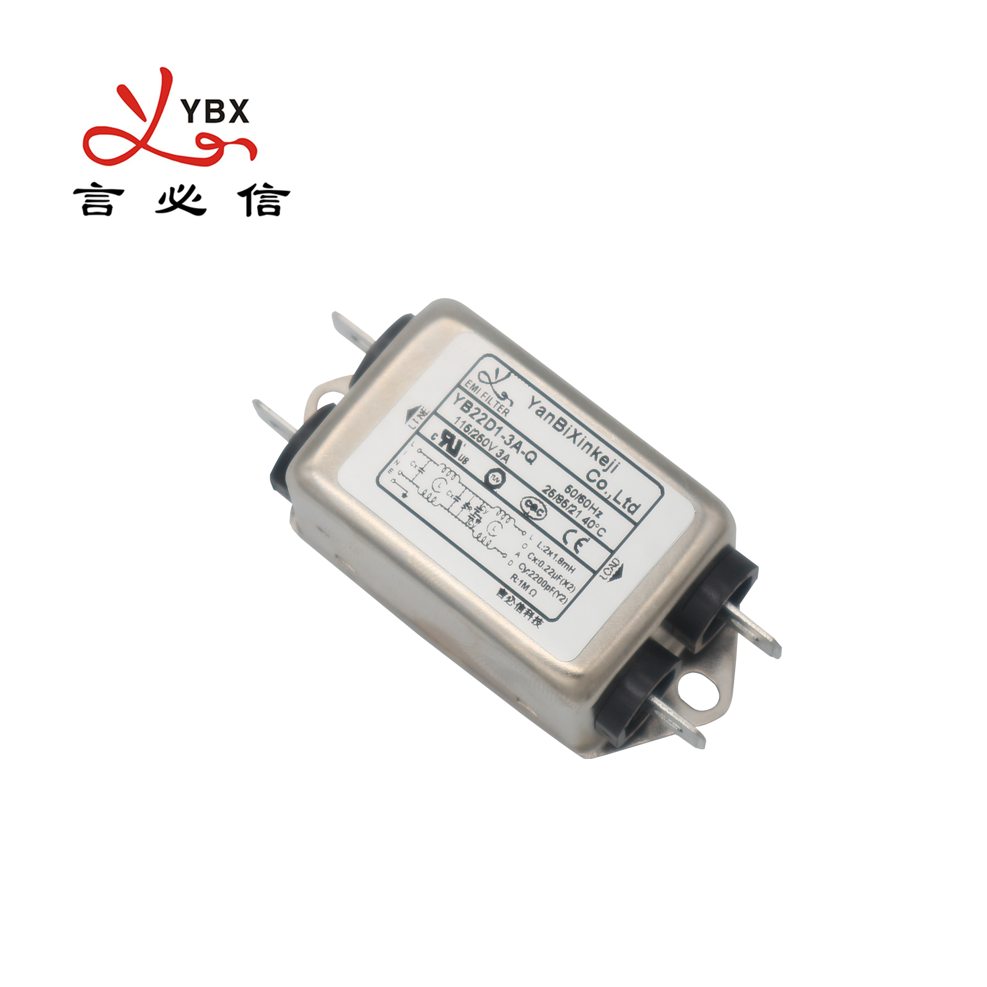 Low Leakage Current EMC EMI Filter Low Pass Single Phase