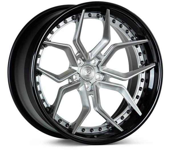 EVO3 3 PC Rims Forged 3-Piece Forged Wheels 18 Inch For Luxury Car Silver