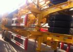 Dual Line Braking Straight Beam 40Foot Flatbed Container Trailer