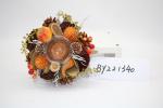 New Style Wholesales Pine Cone Xmas Candle Holder Artificial Table Christmas