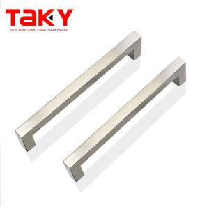China Stainless Steel Heavy Duty Cabinet Pull Door Handle in French Style for Cabinet Doors factory