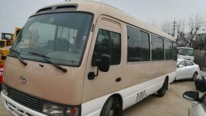 China 7.50R16 Tyre Second Hand Toyota Coaster Bus 30 Seater With 6 Engine Cylinder factory