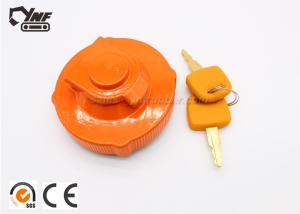 China YNF02219 Casting Iron Excavator Engine Parts Diesel Fuel Tank Cover Orange Color factory