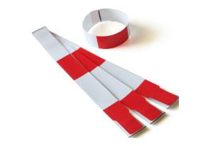 China Smart UHF RFID Paper Wristbands 860MHZ - 960MHZ Frequency For Timing System factory