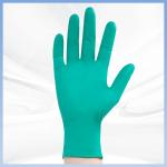 Powder Free Green Disposable Nitrile Gloves Non Irritating And Allergy Free