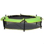 Indoor Fitness Jumping Bed Trampoline for Kids and Adults 1.4*1.4*1.65 M or OEM