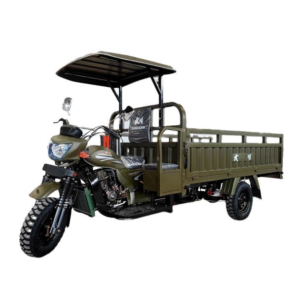 Ghana Tricycle Motor Farm Motorized Tricycles with Van Cargo Truck 3 Wheels