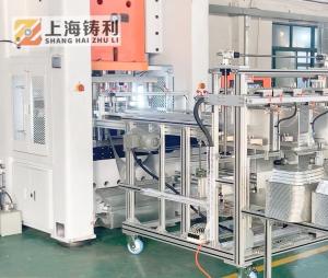 China 65 TIMES /MIN Silver Foil Box Making Machine Aluminum Container Machine factory