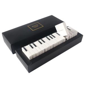 China Customized Luxury Piano Shaped Chocolate Gift Packaging Box with Magnetic Closure factory