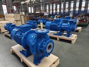 China FEP-lined Magnetic Drive Centrifugal Pump For H2SO4 factory