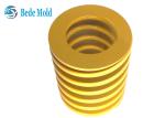 Yellow Industrial Light Duty Die Springs Low Load Injection 60Si2MnA Material OD