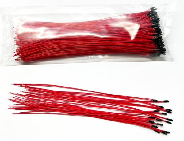 Epoxy Temperature Sensor System With 1.5 - 4.5mm Head Size 10mm - 1000mm Lead