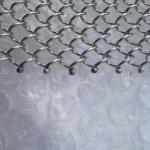 0.5-2mm Thickness Bronze Metal Coil Drapery For Round Window Treatment Curtain