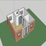 Affordable Four Bedroom One Bathroom Assembled 20 40ft Prefab Folding Container
