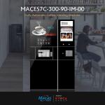 12OZ Paper Cup Size Commercial Auto Coffee Vending Machine H 1845mm