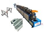 C Channel Making Machine HVAC Duct Machine Slotted Galvanized Steel Unistrut
