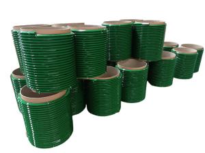 China Reinforced Polyurethane PU Ridge Top Belt 88 Shore A High Tension Resistance factory