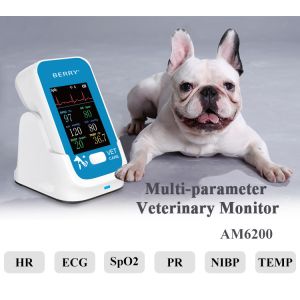 AM6100 multi Parameter Bluetooth Veterinary Patient Monitor Medical Device