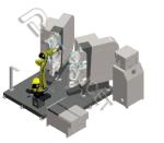 RTAF-AG0204M- Robot Grinding Machine For Medium Size Sanitaryware Brass