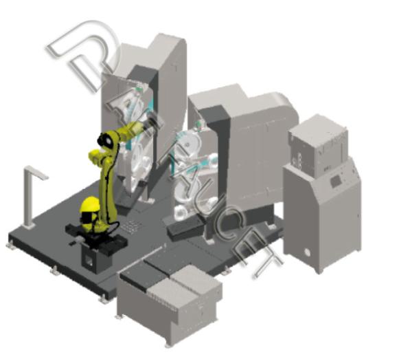RTAF-AG0204M- Robot Grinding Machine For Medium Size Sanitaryware Brass