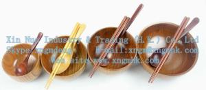 China Wooden bowls, wooden rice bowl, wooden bowl, wooden salad bowl、Wooden tableware factory