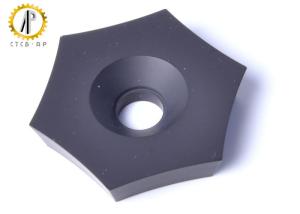 China Tungsten Carbide Tool Inserts Hexagonal Scarfing Insert For Steel Pipes factory