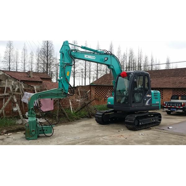 Compact Vibro Hammer Pile Driver Solution - Efficient Piling for Mini Excavator