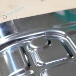 Fast 0.8mm SS316 rapid sheet metal prototyping used for appliance