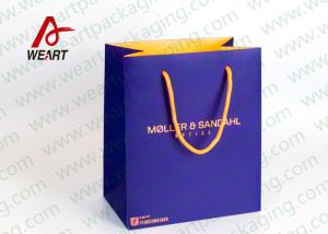 China Inside &amp; Outside Custom Printed Personalised Paper Carrier Bags Business Promotional Use factory