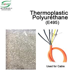 China Solid Thermoplastic Polyurethane Polyester Based TPU Hardness 95 ShoreA E495 factory