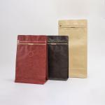 70gm 100gm Ziplockk Coffee Tea Packaging Mylar Roll Film Kraft Paper Coffee Bags