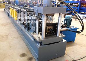 China Automatic Storehouse Sheet Metal Rack Roll Forming Machines 7.5kw Power factory