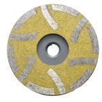 Sharpness Single Row Wheel for Good Wear Resistance Granite Resin Filled Turbo