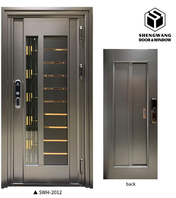 MDF Fireproof Buiding Aluminium Doors Interior Safety Fire Rated Door