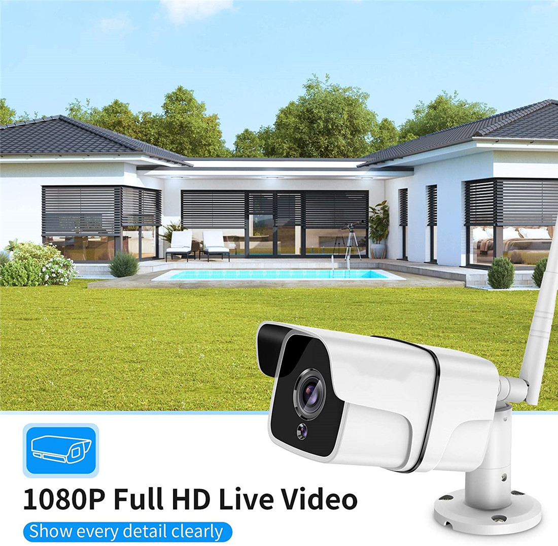 Smart Life Cloud Wireless Wi-Fi IP Outdoor Camera 2MP Intelligent 1080P IP66 Waterproof RJ45