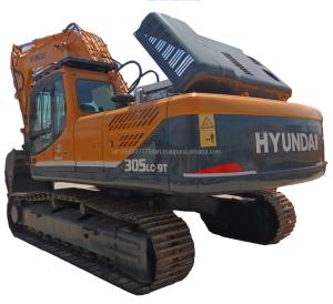 China Hyundai 305LC-9T 30ton 305 Crawler Excavator from Korea Used Excavator Harga Excavator factory