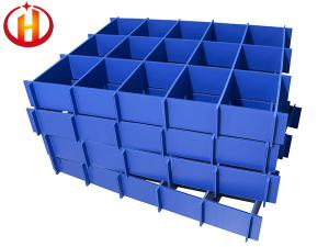 China SGS Certified Blue Corrugated Plastic Dividers Product Protection factory